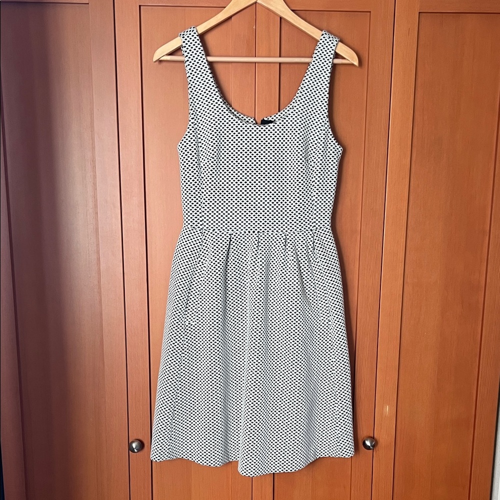 Banana Republic Black and White Polka Dot Dress w/ Pockets